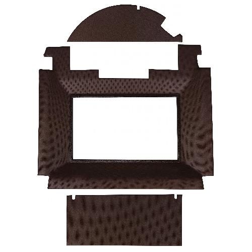 Headliner, Brindle Brown Vinyl w/ Formed Plastic
