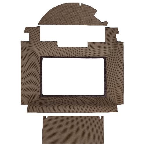 Headliner, Sailcloth Tan Vinyl w/ Formed Plastic