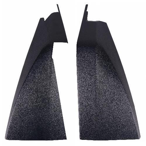Kick Panel Set, Black Plastic