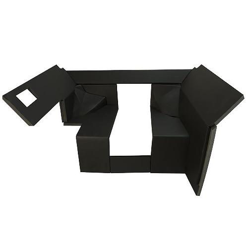 EZ Cab Kit, Black Vinyl w/ Formed Plastic, Early S/N