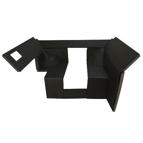 EZ Cab Kit, Black Vinyl w/ Formed Plastic, Late S/N