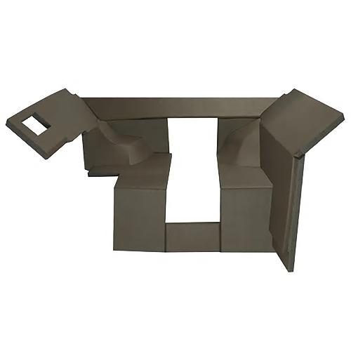 EZ Cab Kit, Brown Vinyl w/ Formed Plastic