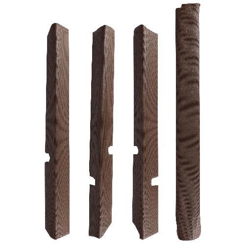 Post Kit, Brindle Brown Vinyl w/ Formed Plastic