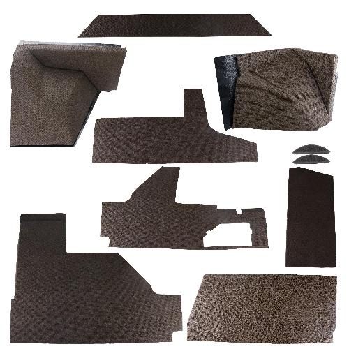 EZ Cab Kit for John Deere 55 &amp; 60 Series, Multi-Brown Vinyl w/ Formed Plastic