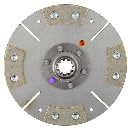 d226729-hd_1_xl.jpg 8-1/2" Transmission Disc, 4 Pad, w/ 1-1/8" 10 Spline Hub - New