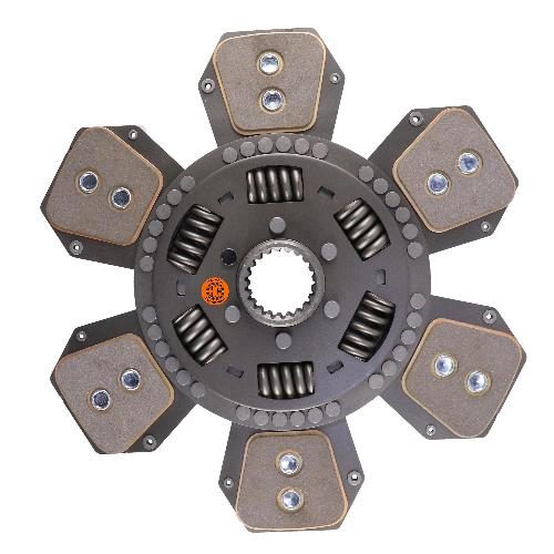 d2270466_1_xl.jpg 13-3/4" Transmission Disc, 6 Pad, w/ 1-3/4" 21 Spline Hub - Reman
