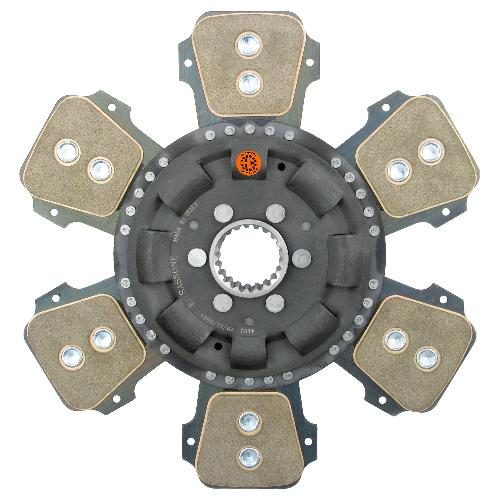 d2271187_1_xl.jpg 13" Transmission Disc, 6 Pad, w/ 1-3/4" 21 Spline Hub - New