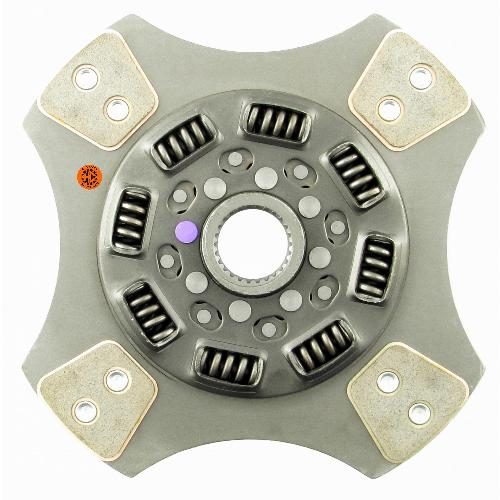 12" Torque Limiter Disc, 4 Pad, w/ 26 Spline Hub - Reman
