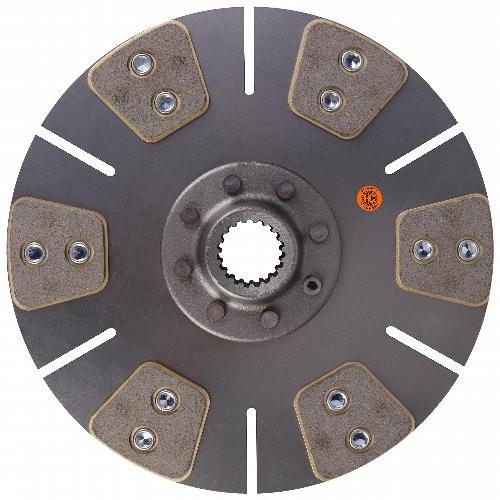 11" Transmission Disc, 6 Pad, w/ 1-3/8" 19 Spline Hub - Reman
