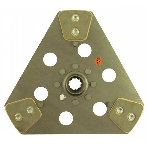 11" Flywheel Side Disc, 3 Pad, w/ 1" 10 Spline Hub - New