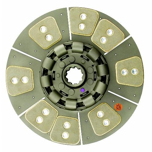14" Transmission Disc, 8 Pad, w/ 1-3/4" 10 Spline Hub - New