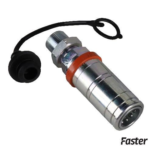 Faster Hydraulic Breakaway Coupler, Female, Genuine OEM Style
