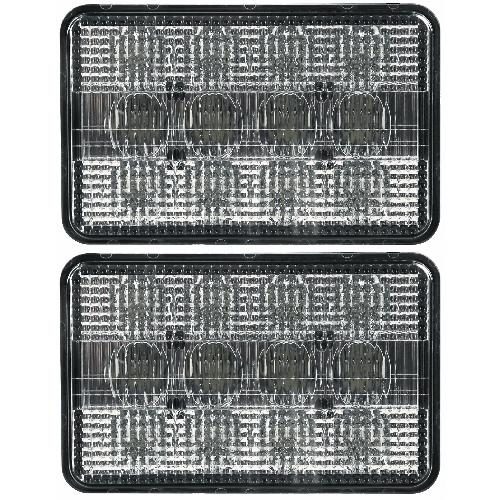 Hi-Lo Beam LED Cab Roof Light Set for Case IH Combines &amp; Cotton Pickers, 4800 Lumens - (Pkg. of 2)