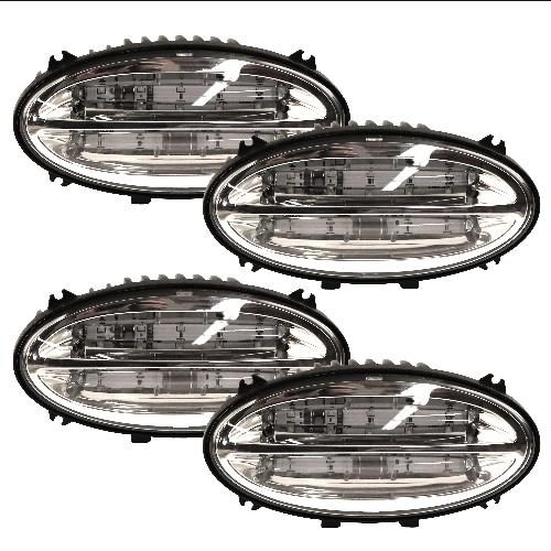 OSRAM LED Flood Beam Cab Light Kit for Case IH Flagship Combines, 3600 Lumens - (Pkg. of 4)