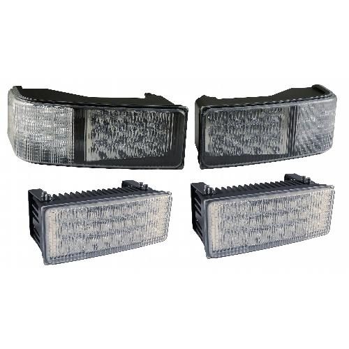 LED Corner &amp; Center Headlight Kit Case IH STX &amp; Steiger Tractors, 9600 Lumens