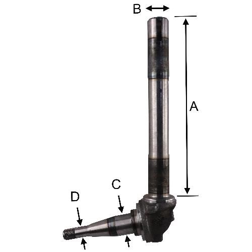 Spindle, 2WD, LH