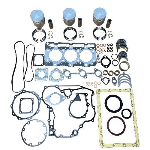Major Overhaul Kit, Kubota D905 Diesel, w/ Standard Piston &amp; Ring Kits, w/ Composite Head Gasket