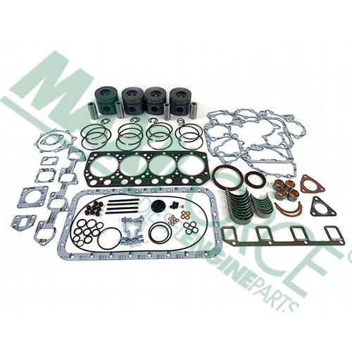 Major Overhaul Kit, Perkins 1104C-44T Diesel Engine, .50" Pistons