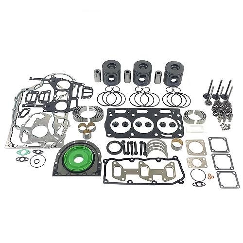 Premium Overhaul Kit, Perkins 1103C-33 Diesel Engine, Standard Pistons
