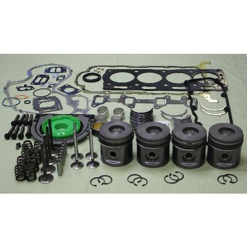 Premium Overhaul Kit, Perkins 1104C-44T Diesel Engine, 1.00" Pistons