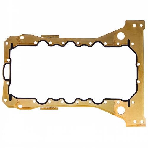 Oil Pan Gasket, metal material, for cast iron non-isolated pan