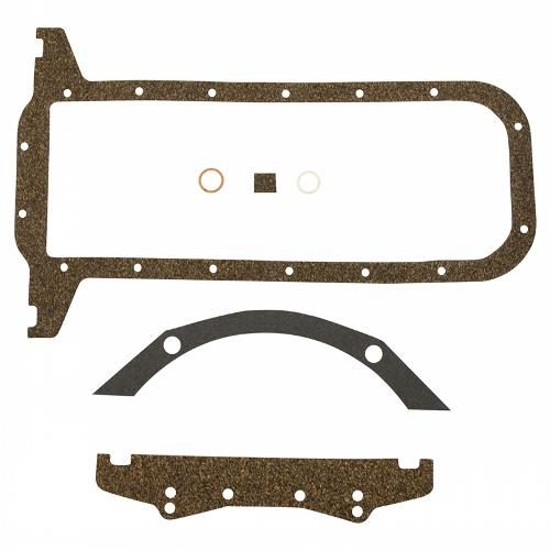Oil Pan Gasket, steel pan with ears