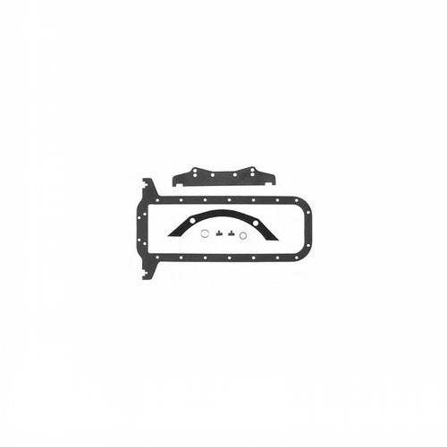 Oil Pan Gasket, steel pan with ears