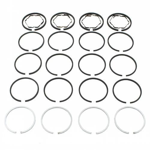 Piston Ring Set, 4-1/8, 1-3/16, 3.000" bore, 4 cylinder set