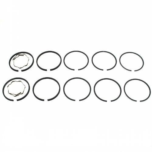 Piston Ring Set, 3-3/32, 2-1/4, 4.125" Bore, 2 Cylinder Set