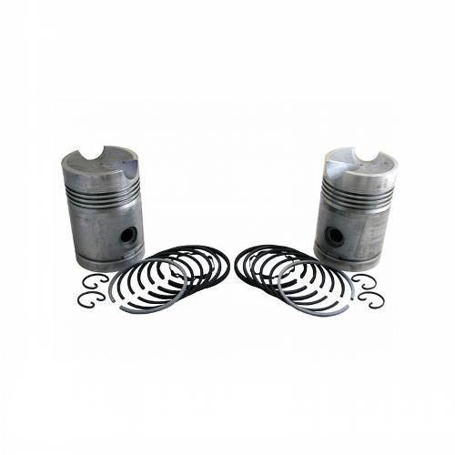 Piston &amp; Rings, .045" Oversize, 5.550" Compression Distance, Set of 2