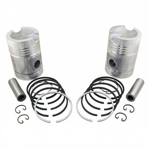 Piston &amp; Rings, .045" Oversize, Set of 2