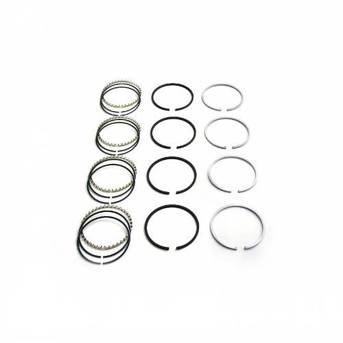 Piston Ring Set, .060", Oversize, 2-1/8, 1-3/16, 3.250" Standard bore, 4 cylinder set