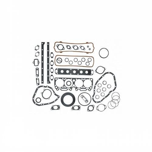 Overhaul Gasket Set, with crankshaft seals, press-on flywheel housing rear seal retainer