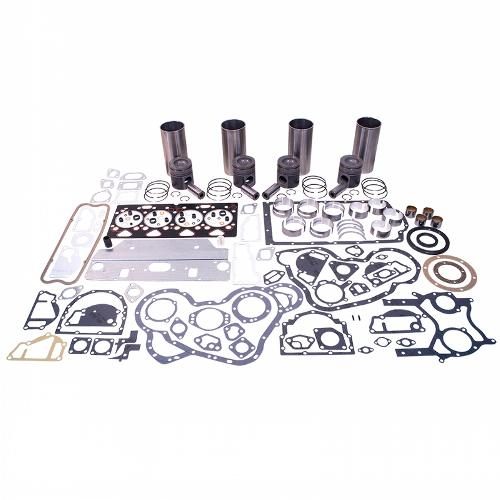 Major Overhaul Kit, Perkins 236T Diesel, Less Rod Bolts &amp; Nuts