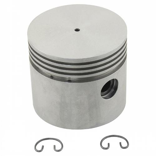 Piston, Standard, 2.875" length, 4 ring, short skirt, 3)3/32", 1)3/16" ring grooves