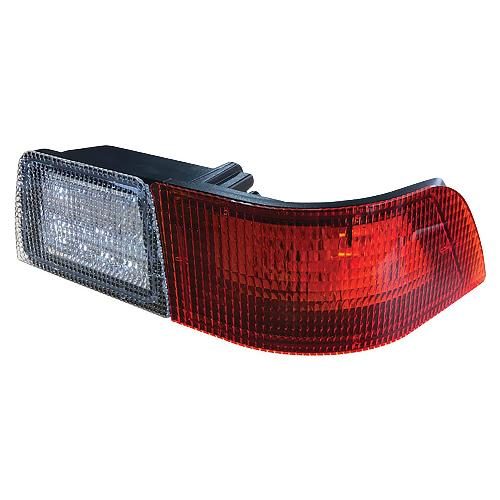 Tiger Lights Right LED Tail Light for Case IH MX Tractors, White &amp; Red