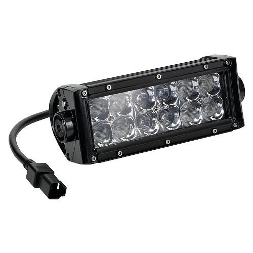 Tiger Lights 8" Double Row LED Light Bar, Blue Strobe/Flashing Light