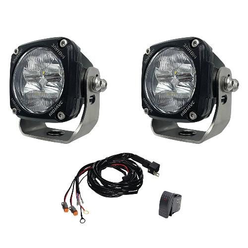3" Mojave Series LED Racing Light Kit, 2 pk w/ Wiring Harness