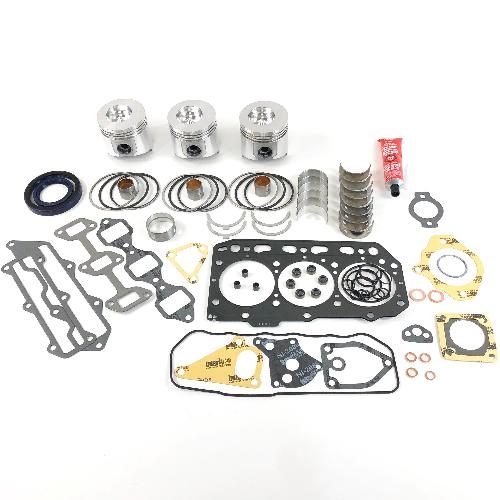 Major Overhaul Kit, Yanmar 3TNE84 Diesel Engine, Standard Pistons