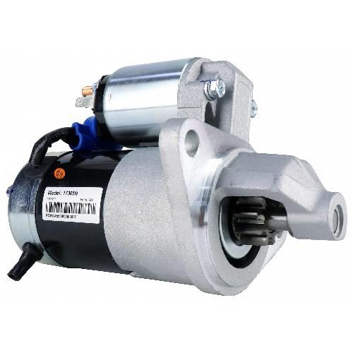 Starter - New, 12V, DD, CW, Aftermarket Hitachi