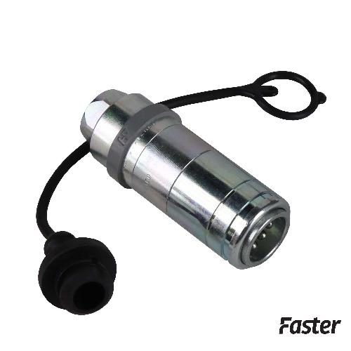 Faster Hydraulic Breakaway Coupler, Female, Genuine OEM Style