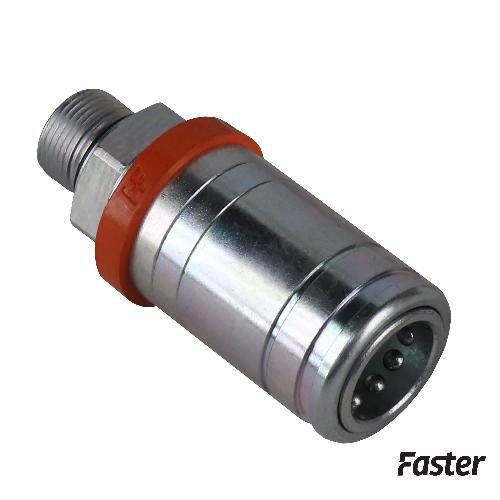 Faster Hydraulic Breakaway Coupler for Buhler Versatile, Female, Genuine OEM Style