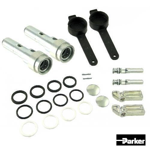 Parker Hydraulic Cartridge Coupler Conversion Kit, Genuine OEM Style