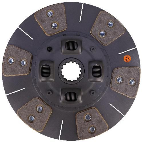 11" Transmission Disc, 6 Pad, w/ 1-9/16" 14 Spline Hub - Reman