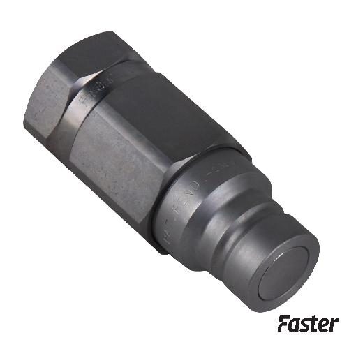 Faster Flat Face Hydraulic Breakaway Coupler, Male, Genuine OEM Style