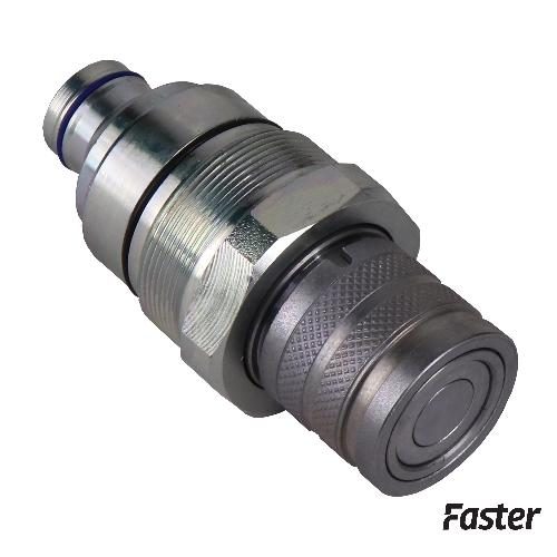 Faster Flat Face Hydraulic Breakaway Cartridge, Female, Genuine OEM Style