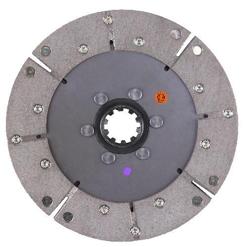 9" Transmission Disc, Full Metallic, w/ 1-3/8" 10 Spline Hub - New