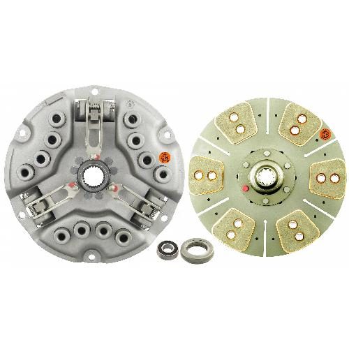 12" Single Stage Clutch Kit, w/ 6 Pad Disc &amp; Bearings - Reman