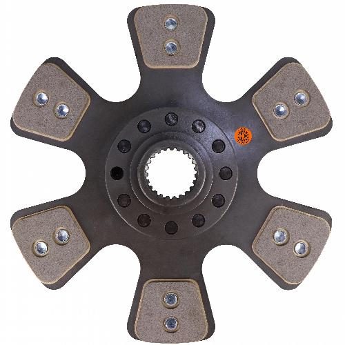 14" Transmission Disc, 6 Pad, w/ 2" 23 Spline Hub - New