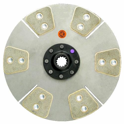 10-3/8" Transmission Disc, 6 Pad, w/ 15/16" 13 Spline Hub - New